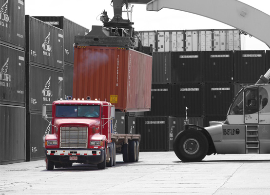 Container Drayage Truck